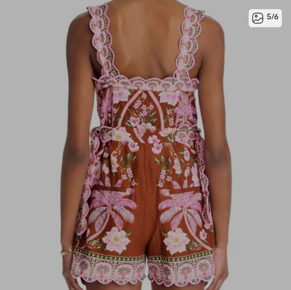 Farm Rio Palm Tree Romper - Picture 5 of 7